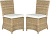 Safavieh Sebesi 17''H Rattan Side Chair Natural Furniture 