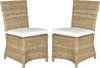 Safavieh Sebesi 17''H Rattan Side Chair Natural Furniture 