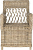 Safavieh Hinaku Rattan Arm Chair Natural Furniture main image