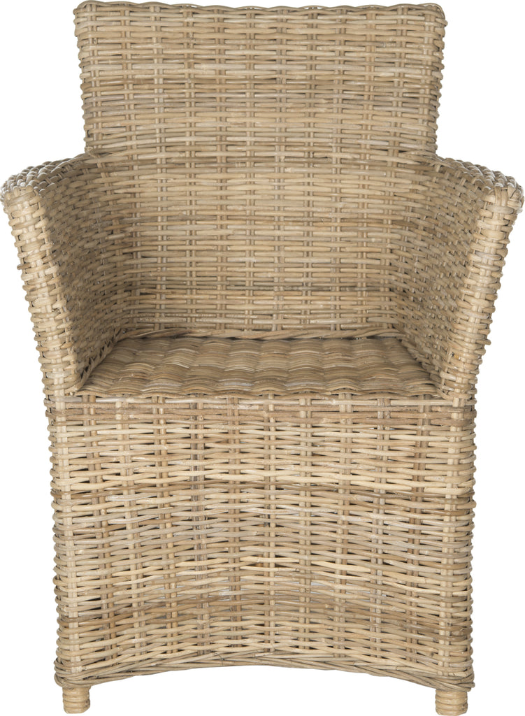 Safavieh Natuna Rattan Arm Chair Natural Furniture main image