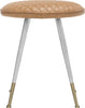 Safavieh Brinley 30''H Mid Century Modern Stool Mustard and Silver Furniture main image
