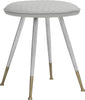 Safavieh Brinley 30''H Mid Century Modern Stool Light Grey and Silver Furniture 