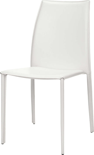 Safavieh Korbin 19''H Stacking Side Chair (SET Of 2) White Furniture 