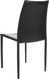 Safavieh Korbin 19''H Stacking Side Chair (SET Of 2) Black Furniture Main