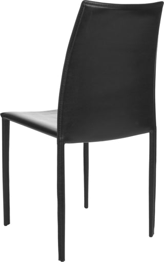 Safavieh Korbin 19''H Stacking Side Chair (SET Of 2) Black Furniture Main