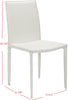 Safavieh Karna 19''H Dining Chair White Furniture 