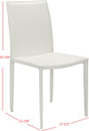 Safavieh Karna 19''H Dining Chair White Furniture 