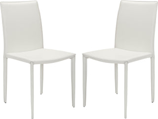 Safavieh Karna 19''H Dining Chair White Furniture 