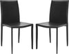 Safavieh Karna 19''H Dining Chair Black Furniture 