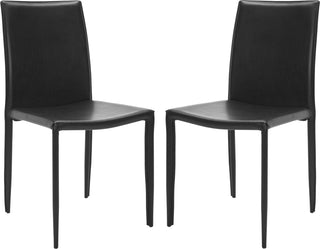 Safavieh Karna 19''H Dining Chair Black Furniture 