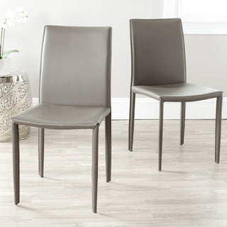 Safavieh Karna 19''H Dining Chair Grey Furniture 