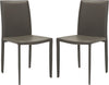 Safavieh Karna 19''H Dining Chair Grey Furniture 