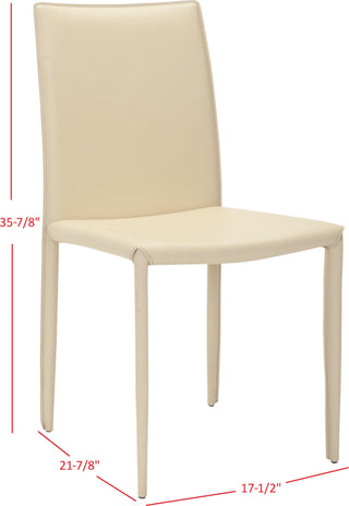 Safavieh Karna 19''H Dining Chair Cream Furniture 