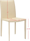 Safavieh Karna 19''H Dining Chair Cream Furniture 