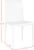 Safavieh Karna 19''H Dining Chair White Crocodile Furniture 