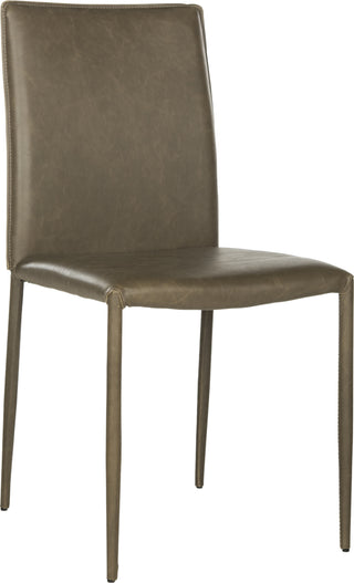 Safavieh Karna 19''H Dining Chair Antique Brown Furniture 