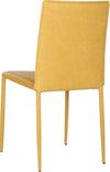 Safavieh Karna 19''H Dining Chair Antique Yellow Furniture 