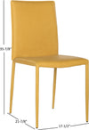 Safavieh Karna 19''H Dining Chair Antique Yellow Furniture 