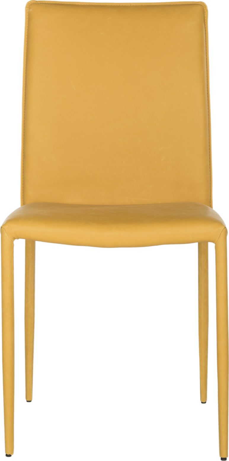Safavieh Karna 19''H Dining Chair Antique Yellow Furniture main image