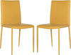 Safavieh Karna 19''H Dining Chair Antique Yellow Furniture 