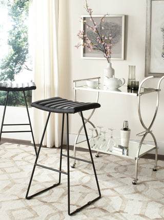 Safavieh Akito Bar Stool Black and Furniture  Feature