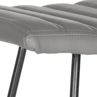 Safavieh Akito Bar Stool Grey and Black Furniture 