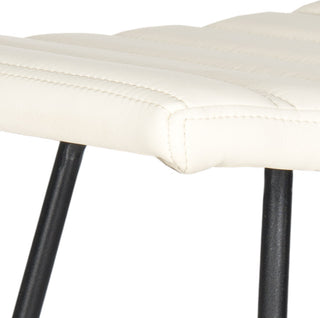 Safavieh Akito A-Line Bar Stool Cream and Black Furniture 