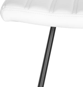 Safavieh Akito Counter Stool White and Black Furniture 