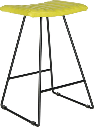 Safavieh Akito Counter Stool Green and Black Furniture 