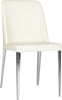 Safavieh Baltic 18''H Leather Side Chair Buttercream Furniture 