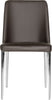 Safavieh Baltic 18''H Leather Side Chair Brown Furniture main image