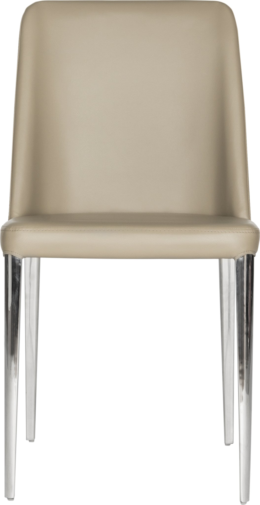 Safavieh Baltic 18''H Leather Side Chair Taupe Furniture main image