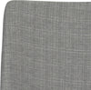 Safavieh Parkston 18''H Linen Side Chair Grey and Chrome Furniture 
