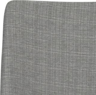 Safavieh Parkston 18''H Linen Side Chair Grey and Chrome Furniture 