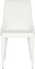 Safavieh Summerset 19''H Leather Side Chair White Furniture main image