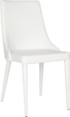 Safavieh Summerset 19''H Leather Side Chair White Furniture 