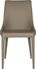 Safavieh Summerset 19''H Leather Side Chair Taupe Furniture main image