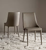 Safavieh Summerset 19''H Leather Side Chair Taupe Furniture  Feature