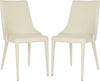 Safavieh Summerset 19''H Linen Side Chair Beige Furniture 