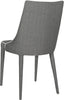 Safavieh Summerset 19''H Linen Side Chair Grey and White Furniture 