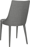 Safavieh Summerset 19''H Linen Side Chair Grey and White Furniture 