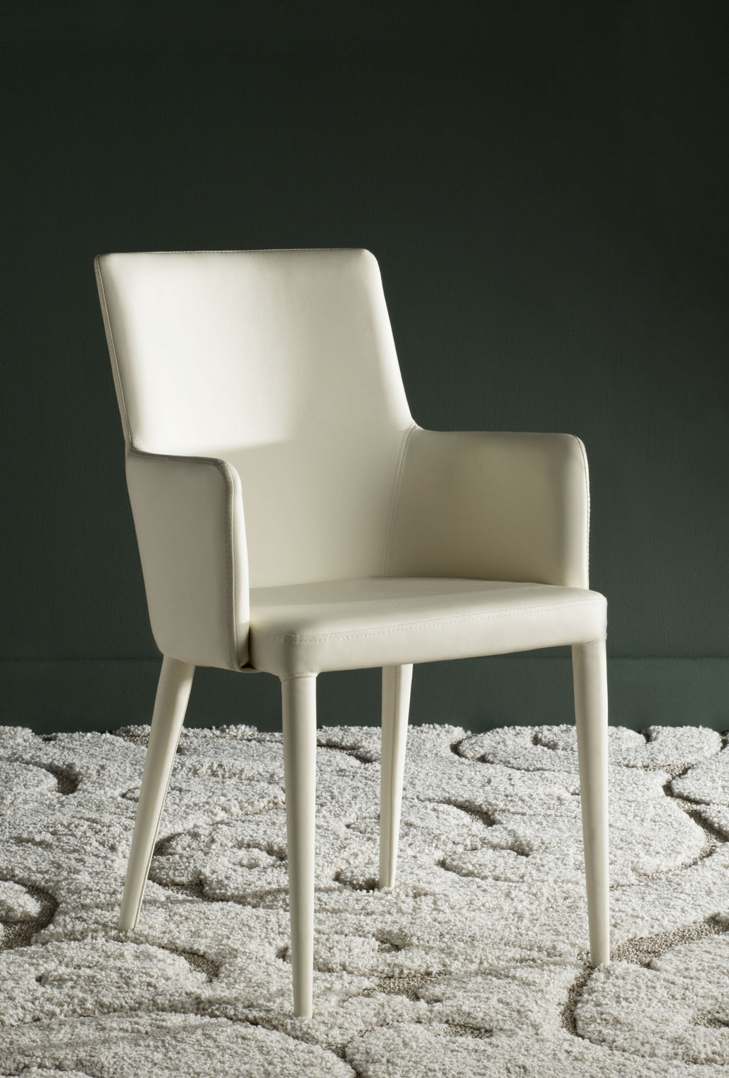 Safavieh Summerset Arm Chair Buttercream Furniture  Feature