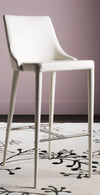 Safavieh Summerset Bar Stool White and Chrome Furniture  Feature