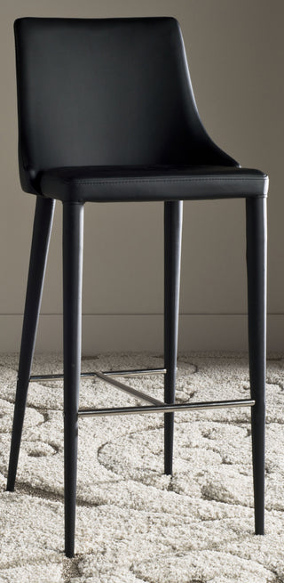 Safavieh Summerset Bar Stool Black and Chrome Furniture  Feature