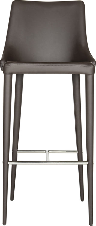 Safavieh Summerset Bar Stool Brown and Chrome Furniture main image