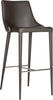 Safavieh Summerset Bar Stool Brown and Chrome Furniture 