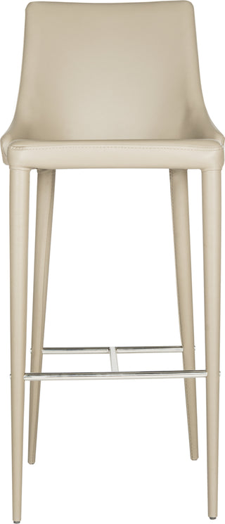 Safavieh Summerset Bar Stool Taupe and Chrome Furniture main image