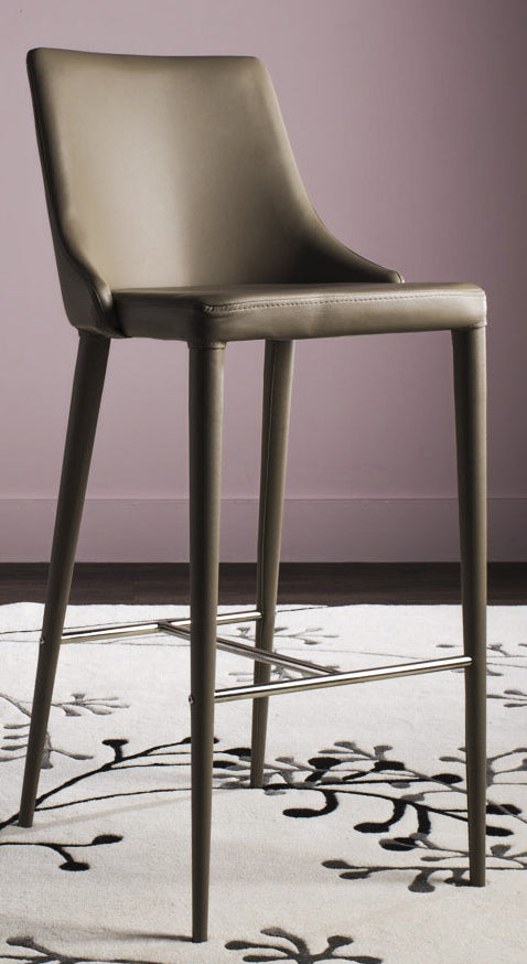 Safavieh Summerset Bar Stool Taupe and Chrome Furniture  Feature