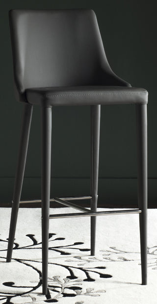 Safavieh Summerset Bar Stool Grey and Chrome Furniture  Feature