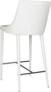 Safavieh Summerset Counter Stool White and Chrome Furniture 